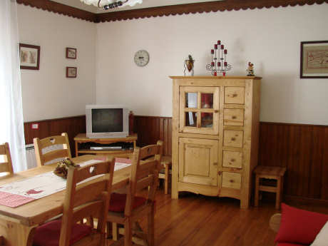 sejour coin salon avec cheminee (insert) - location cauterets